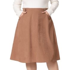 Agnes Orinda Women's Plus Size Casual Knee A-Line Faux Suede Skirts Red Brown 2X Plus Size Fall Skirt, Suede Skirts, Fall Skirt, Plus Size Halloween Costume, Faux Suede Skirt, Plus Size Fall, Plus Size Halloween, Suede Skirt, Trendy Plus Size Clothing