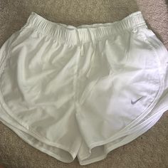 Nike, Size Small, White Athletic Shorts, Never Worn, Great Condition Athletic Shorts Outfit Summer, White Athletic Shorts Outfit, Athletic Shorts Outfit, White Athletic Shorts, Outfit Outer, Lulu Lemon Shorts, Athletic Shorts Women, Nike Pro Shorts, Summer Shorts Outfits