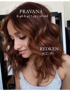 Red Teasy Lights, Pravana Auburn Hair Formula, Brown Copper Formulas, Burgundy Hair Formula Redken, Pravana Hair Color Formulas, Pravana Color Formulas, Pravana Copper Formula, Copper Brown Formula, Auburn Formula