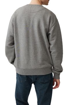 Roomy, relaxed and easy to layer, this cotton-blend sweatshirt features embroidered logo details on the chest and a midweight feel that's perfect for any weather. Crewneck Ribbed cuffs and hem 84% cotton, 16% polyester Machine wash, line dry Imported Embroidered Crewneck, Nordstrom Store, Logo Embroidered, Crewneck Sweatshirt, Crew Neck Sweatshirt, Cotton Blend, Nordstrom, Crew Neck, ? Logo