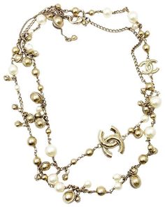 Chanel Necklaces - Up to 70% off at Tradesy Pearl Necklace, Charm Bracelet