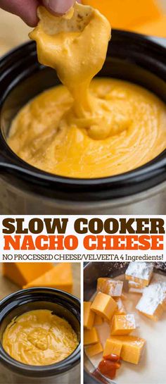 this slow cooker nacho cheese is so easy to make and tastes just as good as it looks