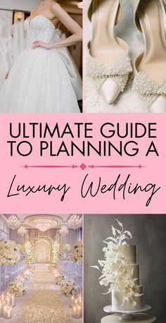 Guide to planning an elegant luxury wedding with stunning details. Luxury Wedding Theme, Timeless White Wedding, Elegant Luxury Wedding, Venue Inspiration, White Wedding Theme, Personalized Wedding Favors, Save For Later, The Expert