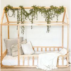 2MamaBees Montessori House Bed with Rails lifestyle front view Montessori House Bed, House Bed Frame, Crib To Toddler Bed, Montessori House, Montessori Floor Bed, Toddler Floor Bed, House Frame Bed, Montessori Bed, Big Kid Bed