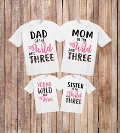 Wild and three birthday shirt,Third Birthday Shirt,3rd Birthday Girl Shirt,Wild & Three Shirt, Wild Three Birthday Shirt, 3rd Birthday Girl, Paw Patrol Birthday Shirt, Third Birthday Shirt, Baby Shark Doo Doo, Paw Patrol Birthday Party, Monster Birthday, Paw Patrol Birthday, Shark Birthday