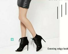 Steve Madden Black Cyder Lace Up Sandal Peep Toe Ankle Boot  #SteveMadden #Gladiator Steve Madden Open Toe Boots, Peep Toe Ankle Boots, Lace Up Sandals, Priority Mail, Anklets, Steve Madden, Ankle Boot, Lace Up, Sandals