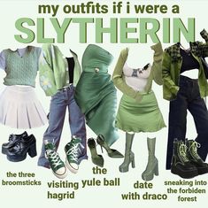 Slytherin Aesthetic Clothes, Slytherin Lookbook, Aesthetic Edits Picsart, Slytherin Green, Slytherin Girl