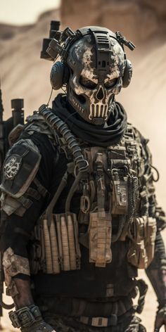 Punisher Art, Ghost Soldiers, Warrior Concept Art, Military Wallpaper, Warriors Wallpaper, Futuristic Armour, Combat Armor, Army Pics