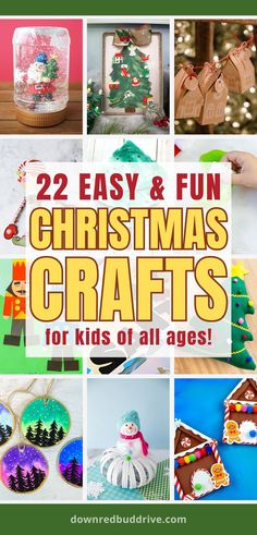 christmas crafts for kids that are easy and fun