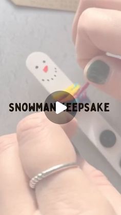 Chelsey Watkins on Instagram: "Something a little special - Snowman Scarf Keepsake ⛄️✨ 

Make this snowman tree decoration to remember the size of your little one this Christmas. A special keepsake and a lovely memory to look back at each year, especially if it’s your little ones first ever Christmas 🎄 

You’ll need jumbo lollipop sticks, white paint, black and orange markers, buttons, glue for the buttons, wool for the scarf, a tag and some ribbon to hang. 

🏷️ ‘The scarf on this snowman is very special indeed, because it’s the exact same size of me!’ Don’t forget to add the year too 🧣⛄️ 

Tag a mum below who needs to make this ⬇️⛄️ 

#christmas #snowman #keepsake #christmastree #christmashack #hack #christmastreedecorations #christmasdecorations #diycraft #toddler #baby #firstchristma Snowman Craft Ornament, Snowman Scarf Height Ornament, Snowman Scarf Keepsake Ornament, Snowman Ornaments For Kids To Make, Christmas Button Crafts, Snowman Scarf, Snowmen Ornaments, Parents Christmas, Nature School