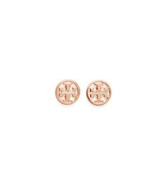 Directly from Tory Burch - Our iconic collection, reimagined as jewelry. Great for every day, the Miller Stud Earring features our cut-out double 'T' in plated brass. Made for pierced ears. Tory Burch Official Site. Luxury Jewelry With Metal Logo, Classic Tan Jewelry, Semi Annual Sale, Circle Earrings Studs, Tory Burch Miller, Circle Studs, Pierced Ears, Designer Jewelry, Stud Earring