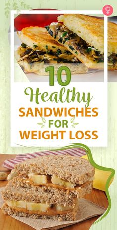 10 Healthy Sandwiches For Weight Loss: Sandwiches are grease-free, light, and can be carried anywhere! However, the carbs in bread may not make it an ideal food for calorie-conscious people. But worry not – we can share our recipes for sandwiches for weight loss. #weightloss #healthyfood #sandwichrecipes #healthyrecipes Sandwich Recipes For Lunch, Sandwich Ideas For Lunch, Healthy Sandwich Ideas, Sandwiches For Work, Light Sandwiches, Ideas For Lunch