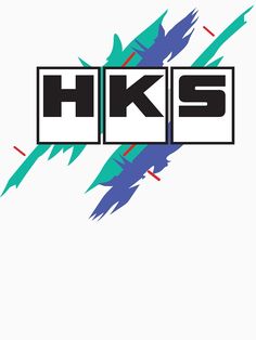 the logo for hk's is shown on a white background