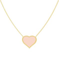 Enamel Heart Necklace Hoco Ideas, Rose Gold Heart, Kids Necklace, Gemstone Necklaces, Metal Heart, Delicate Chain, 70s Style, Gold Necklaces, Kendra Scott Jewelry