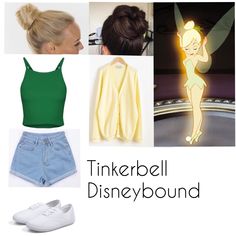 Tinkerbell disneybound Disneybound outfits summer, Disney inspired Tinkerbell Disneybound, Disneybound Outfits Summer, Disney Character Outfits, Disney Bound Outfits Casual, Disney Trip Outfits, Princess Inspired Outfits, Disney Princess Outfits, Disney Themed Outfits, Cute Disney Outfits