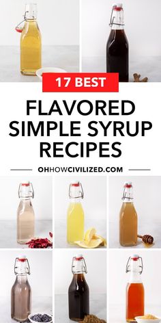 the 7 best flavored simple syrup recipes