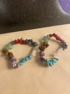 Chakra chip bracelets Crystal Chip Bracelet, Chip Bracelet, Chakra Crystals, Reiki, Chakra, Chips, United States, Ships, Bracelet