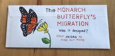 the monarch butterfly's migration was it designed? visit jwore to find out more