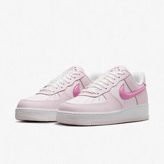 ad eBay - Nike Wmns Air Force 1 07 LX Paw Print Pink Women AF1 Casual Shoes HM3696-661 - Buy Now, click the link (eBay) Air Force Pink, Trendy Shoes Sneakers, Print Pink, Trendy Shoes, Pink Print, Air Force 1, Women's Sneakers, Paw Print, Air Force