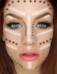 HOW TO: CONTOURING 101 Make Up Diy, Slim Face, Contour Tutorial, Eyeliner Designs, Drag Make-up, Face Contouring, Contour Makeup