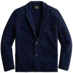 Mens Cashmere, Cashmere Cardigan, Patch Pocket, Navy Blue, Cashmere, Navy, Blazer, Blue