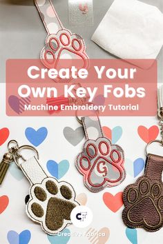 key fobs with the words create your own key fobs