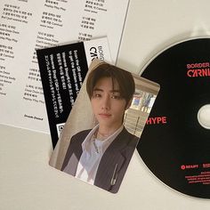 a cd with an image of a young man on it