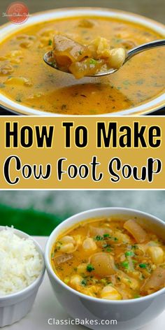 how to make low foot soup