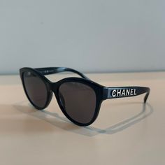 Authentic Black Chanel Polarised Sunglasses With Case And Cloth. New And Never Worn. Brown Sunglasses, Chanel Accessories, Chanel Black, Sunglasses Branding, Women's Sunglasses, Colored Sunglasses, Polarized Sunglasses, Cat Eye Sunglasses, Sunglasses Accessories