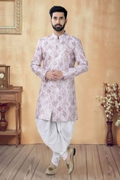 Wine Silk Festive Wear Readymade Lovely Indo Western For Men Men Indowestern Wear, Indo Western Outfits Men, Western Outfit Men, Indowestern Outfits For Men, Indo Western Outfits, Indowestern Sherwani