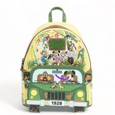 New! Loungefly Disney Mickey And Friends Jungle Safari Mini Backpack Gitd. Please Be Sure To View All Pictures And Zoom In For Details As This Is An Important Part Of The Description. It Is Presumed That You Have Read And Viewed All Information Prior To Purchase. Backpack Collection, Donald And Daisy Duck, Pink Jeep, Safari Hat, Loungefly Bag, Chip And Dale, Daisy Duck, Loungefly Disney, Jungle Safari