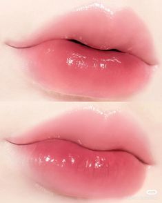 lip makeup Chinese douyin aesthetic pink gloss Puffy Lips Makeup, Douyin Lips, Douyin Aesthetic, Doll Lips, Chinese Douyin, Makeup Chinese, Pink Gloss, Kim Yuna, Douyin Makeup