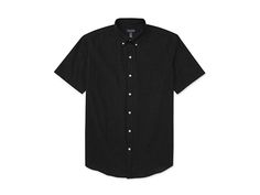 Van Heusen Wrinkle Free Short Sleeve Button Down Shirt - Men's Jacket : Black Minicheck : 55% Cotton, 45% Polyester Bangladesh Machine Wash Wrinkle Free: We've ironed it out so you could put the fun back in Easy Care: Machine washable so you're able to wash and wear Single patch pocket on the chest This classic short sleeve button down will give your look a timeless feel Also available in Big and Tall sizes Fitted Collared T-shirt With Pockets, Slim Fit Short Sleeve Tops With Pockets, Unstructured Short Sleeve Work Shirt, Cotton Short Sleeve T-shirt With Button Closure, Slim Fit Short Sleeve Shirt With Pockets, Unstructured Short Sleeve Shirt With Pockets, Unstructured Cotton Short Sleeve Shirt, Unstructured Cotton Shirt With Short Sleeves, Unstructured Black Tops With Pockets