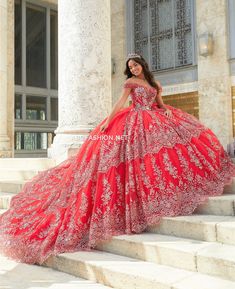 Make your special day sparkle in this lace long off shoulder dress with double tiered A-line lace glitter tulle ball gown skirt. Make an entrance when wearing our off shoulder ball gown with a hand sewn beaded bodice for added sparkle. The double-tiered royal princess ball gown skirt has a stunning lace border. This dress features a sweetheart neckline and lace-up back and train with double-lace border. House of Wu Quinceanera Collection Fall 2022 Style Number: 26031 Fabric: Lace/Glitter Tulle C Quinceanera Collection, Off Shoulder Ball Gown, Military Ball Dresses, Princess Ball Gowns, Quinceanera Dress, Ball Gown Skirt, Tulle Ball Gown, Illusion Dress, Sweetheart Dress