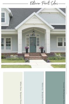 the exterior paint colors for this house