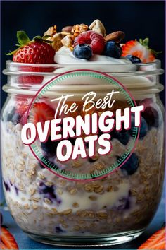 Start your day with this overnight oats recipe that’s easy and healthy. It’s one of the best oat recipes for a quick and nutritious breakfast. Best Oats For Overnight Oats, Oat Shakes Breakfast, Coconut Overnight Oats Healthy, Instant Oats Recipes Breakfast, Morning Oats Recipes Overnight Oatmeal, Cold Oats Breakfast, Oatmeal Overnight Recipe, Cold Oats Recipe Overnight Oatmeal