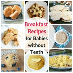 breakfast recipes for babies without teeth