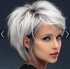 Rocker Hair, Short White Hair, Choppy Hair, Short Hair With Layers, Short Hair Cuts For Women