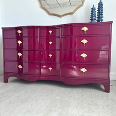 This spectacular vintage serpentine dresser is lacquered in our signature colors called Ruby, offering a bold and elegant statement for any room. Ready to be yours, it’s a true standout with its timeless design and vibrant finish.

Discover all our new arrivals and ready-to-ship furniture on our website!