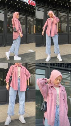 Fesyen Islam, Outfit Hijab Casual, Estilo Hijab, Hijab Look, Tutorial Hijab, Mode Turban, Oufits Casual, Hijabi Fashion Casual