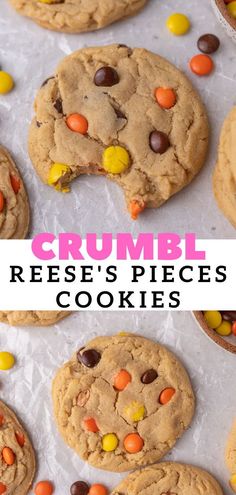 cookies with reese's pieces in the middle