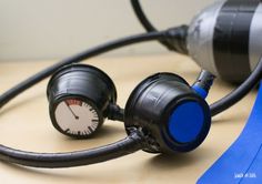 a pair of headphones sitting on top of a table