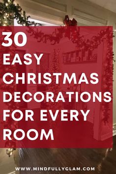 easy christmas decorations Xmas Decorating Ideas House, Christmas Wall Ideas Decoration, Christmas Niche Decor, How To Decorate Shelves For Christmas, Decorate Mantle For Christmas, Christmas Decorations Ideas For Home, Decor For Christmas Ideas, Classy Christmas Decor Living Rooms, Christmas Decorating Ideas For The Home