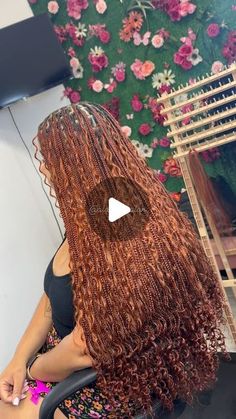 Braids by lanna on Instagram: "🧡🧡🧡 ginger babes  #viral#knotlessnyc#knotlessny#longislandbraider#braids#knotless#libraids#longislandbraids#hairstyles#beads#knotlessbraids#stitchbraids#nycbraids#houstonknotless#fulanibraids#cornrows#heartbraids#tribalbraids#hair#nycknotless #hair#boxbraids#atlknotless#wigs#ponytails#braidstyles#straightbacks#explorepage#reels#nycstylist#goddessbraids" Small Knotless Box Braids Boho, 350 Boho Knotless Braids, 350 Braids Color, Color 30 Boho Knotless Braids, Copper Boho Knotless Braids, Small Boho Knotless Braids With Color, Brown Knotless Braids With Curls, Auburn Knotless Braids