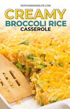 This Creamy Broccoli Rice Casserole Recipe is all about comfort and flavor. With a rich cheese sauce and perfectly cooked broccoli, it’s a dish that feels like a warm hug. It’s super easy to make and perfect for any meal. Check out the full recipe at Easy Homemade Life and give this creamy casserole a try!