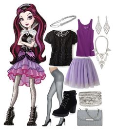 "Raven Queen" by catloverd ❤ liked on Polyvore featuring American Eagle Outfitters, H&M, Hanes, Chicwish, maurices and Nine West Oc Au, Gabriella Demartino, Halloween Fits, Princess Inspired Outfits, Monster High Clothes, High Clothes, Emo Stuff, Disney Inspired Fashion, Raven Queen