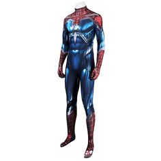 Package Includes: Jumpsuit, Hat 
 
 Material: Spandex 
 
 
 
 If you cannot find and like to buy the costume, wig, shoes, weapon or other accessories of this character, pls not hesitate to contact us 
 Please note that due to different screen resolution, products you receive may have a bit different as the one we show here. Suit Cosplay, Marvel Spiderman, Cosplay Costume, Cosplay Costumes, Spiderman, The One, Wigs, Jumpsuit, Marvel