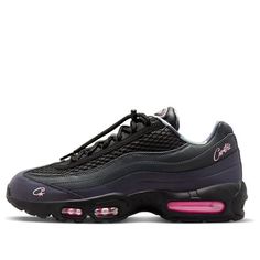 Nike Air Max 95 SP 'Corteiz Pink Beam' FB2709-001 (Men's/Casual/Low Top/Breathable/Wear-resistant) Nike Shoes Cortez, Cortez 95, Leng Shoes, Cortez Nike, Nike Cortez Shoes, Cortez Shoes, Nike 95, Airmax 95, Nike Airmax 95