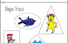 the shape trace game with animals and fish