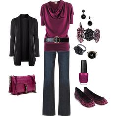 Deep jewel tones here; love it Black Fashionista, Mode Tips, Workwear Fashion, Work Attire, Looks Style, Mode Inspiration, Work Fashion, Look Fashion, Perfect Outfit